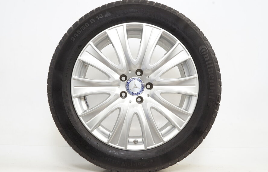 Mercedes Mercedes S Klasse W222 18 inch velgen +  Winterbanden Continental 7MM Origineel