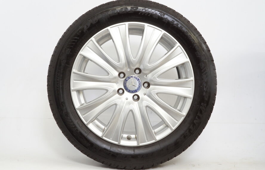 Mercedes Mercedes S Klasse W222 18 inch velgen +  Winterbanden Dunlop Runflat Origineel