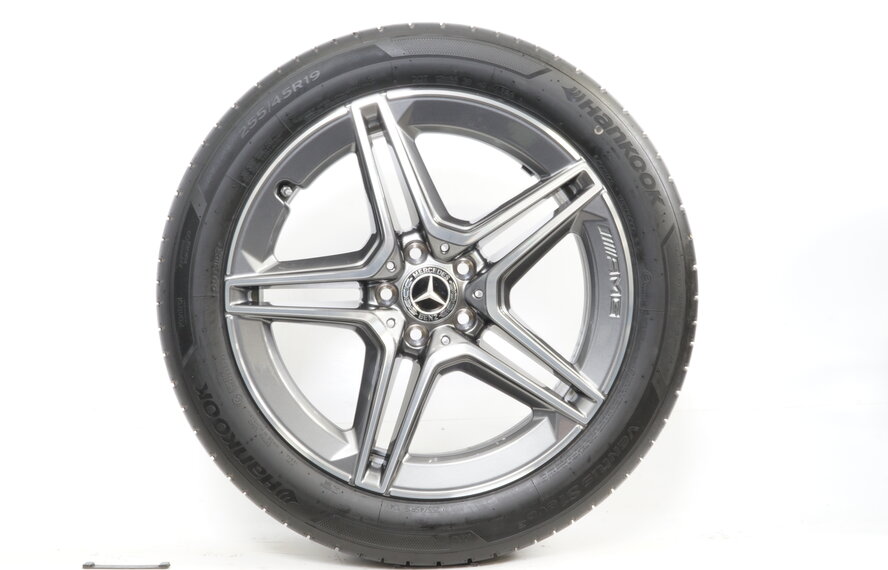 Mercedes Mercedes S Klasse W223 19 inch AMG velgen +  Zomerbanden Hankook NIEUW Origineel