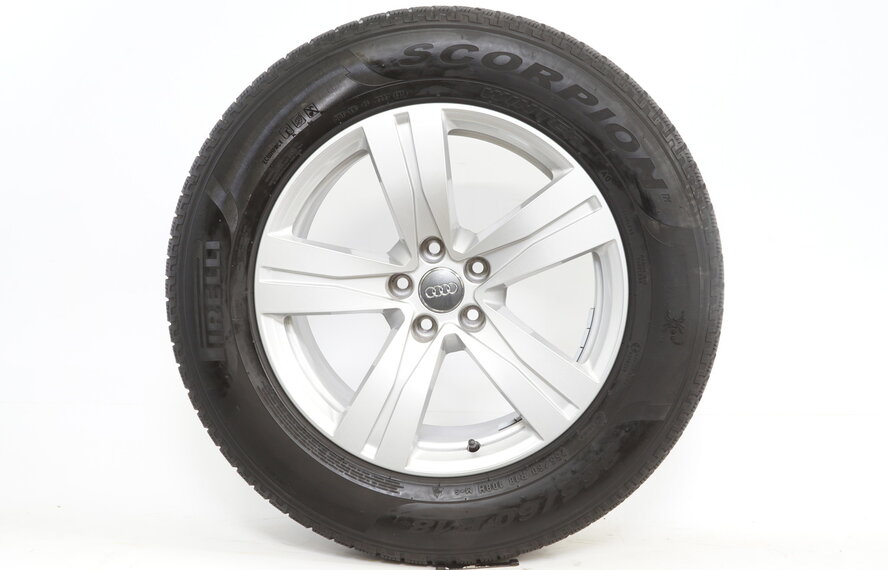 Audi Audi Q7 4M S-line 18 inch velgen + Winterbanden Pirelli Origineel