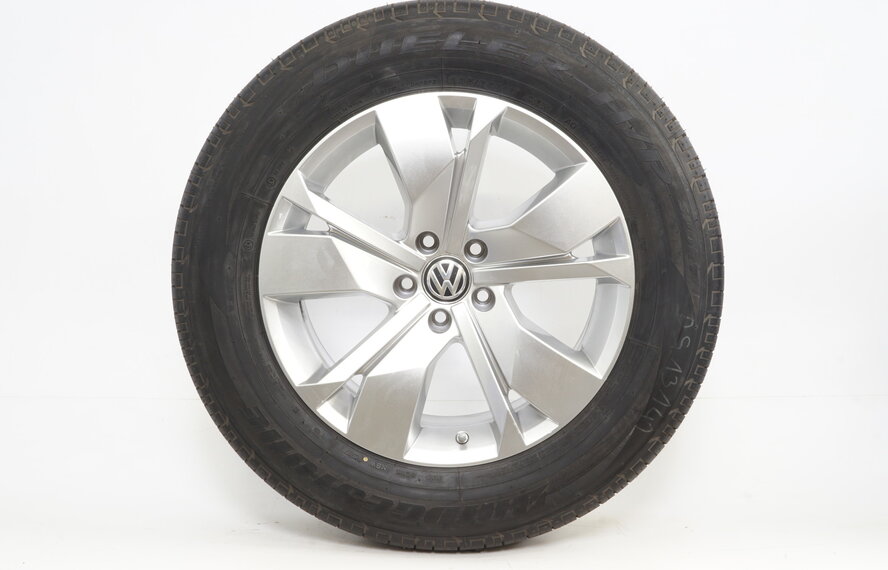 Volkswagen VW Touareg 3 18 inch Cordova velgen + Zomerbanden Bridgestone Origineel