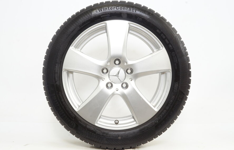 Mercedes Mercedes C Klasse W205 17 inch velgen + Winterbanden Continental Origineel