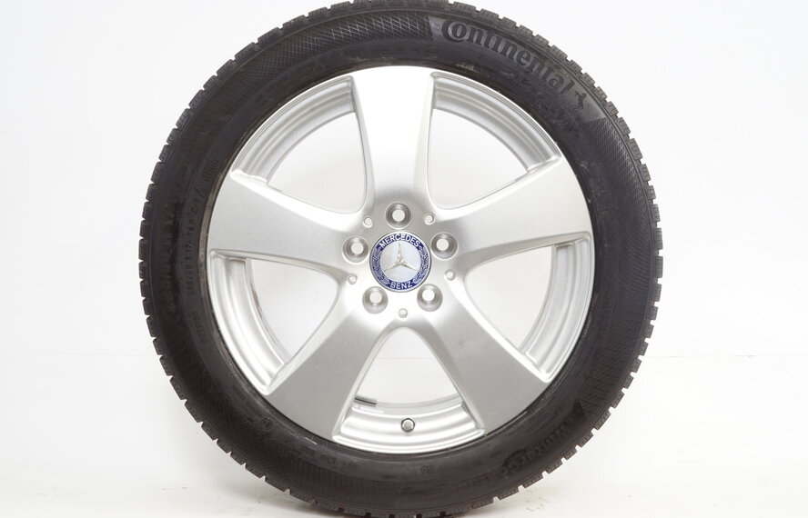 Mercedes Mercedes C Klasse W205 17 inch velgen + Winterbanden Continental Original
