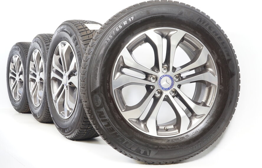 Mercedes Mercedes GLC X253 17 inch velgen + Winterbanden Michelin NIEUW Origineel