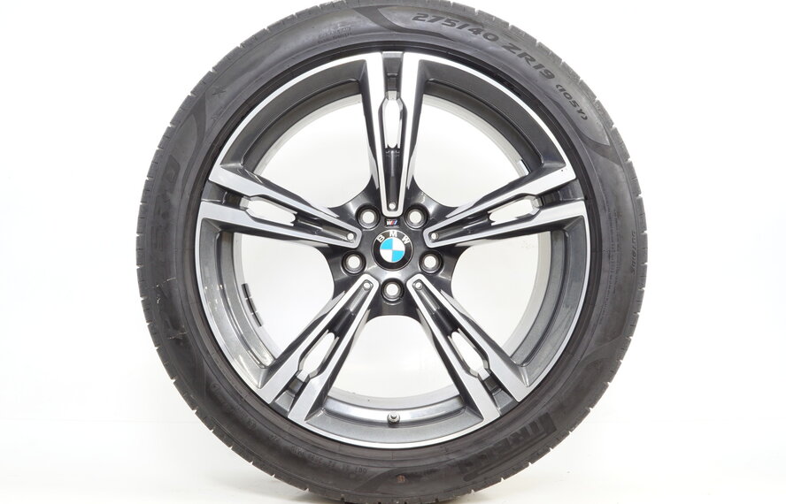 BMW BMW M5 F90 M8 F91 F92 19 inch 705 M velgen + Zomerbanden Pirelli 7MM Origineel