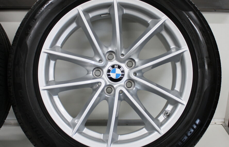 BMW BMW 5 serie G30 G31 17 inch 618 Velgen + Zomerbanden Pirelli 7MM Runflat Origineel