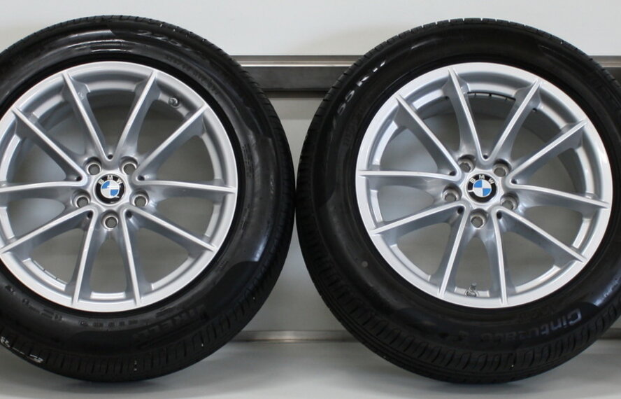 BMW BMW 5 serie G30 G31 17 inch 618 Velgen + Zomerbanden Pirelli 7MM Runflat Origineel