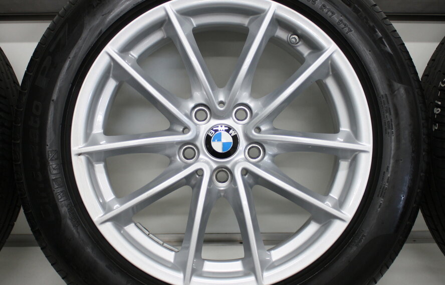 BMW BMW 5 serie G30 G31 17 inch 618 Velgen + Zomerbanden Pirelli 7MM Runflat Origineel