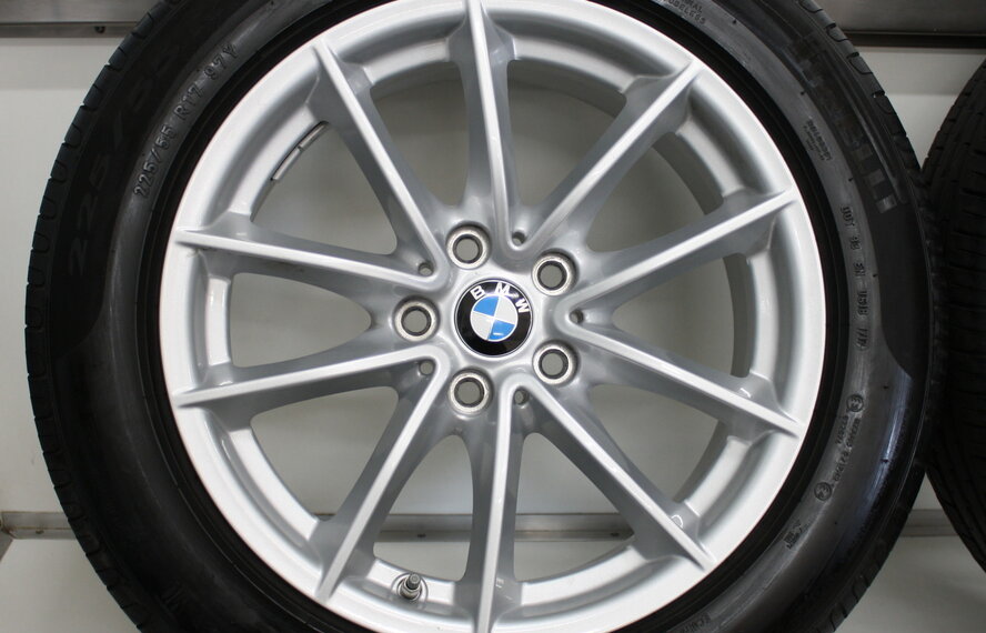 BMW BMW 5 serie G30 G31 17 inch 618 Velgen + Zomerbanden Pirelli 7MM Runflat Origineel