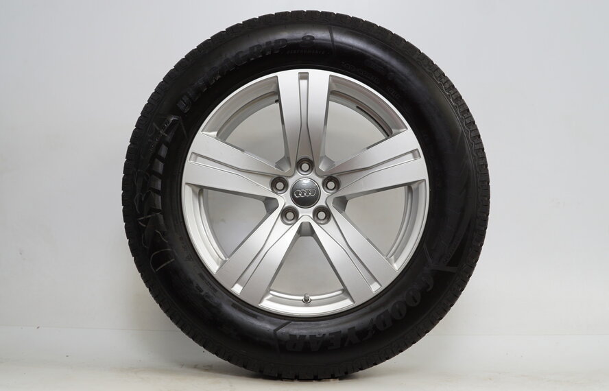 Audi Audi Q7 TDI S-line 18 inch velgen + Winterbanden GoodYear NIEUW Origineel