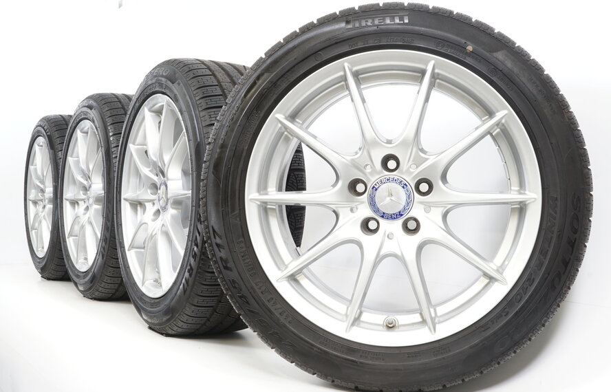 Mercedes Mercedes Klasse CLS W218 17 inch velgen + Winterbanden Pirelli Origineel