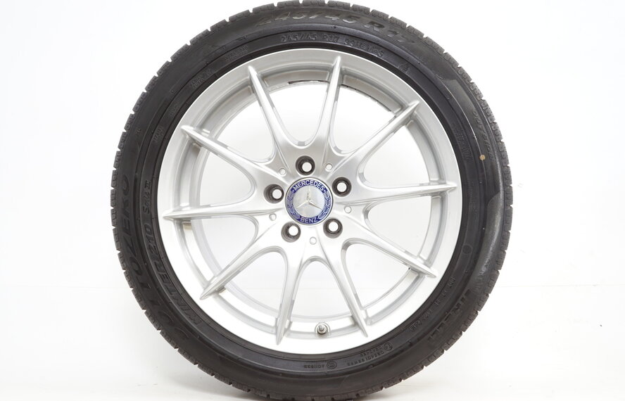 Mercedes Mercedes Klasse CLS W218 17 inch velgen + Winterbanden Pirelli Origineel