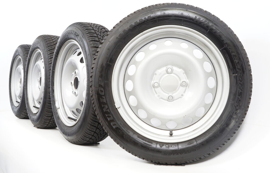 Smart Smart ForTwo ForFour W453 15 inch stalen velgen + Winterbanden Dunlop Origineel