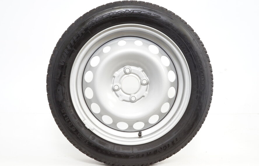 Smart Smart ForTwo ForFour W453 15 inch stalen velgen + Winterbanden Dunlop Origineel