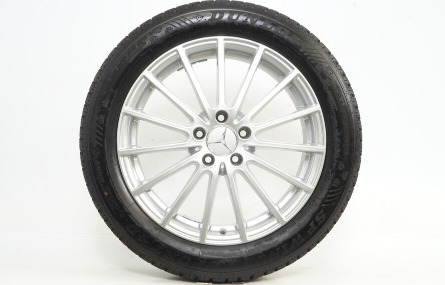 Mercedes Mercedes GLA Klasse X156 18 inch velgen + Winterbanden Dunlop 8MM Runflat Origineel