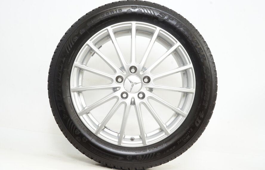 Mercedes Mercedes GLA Klasse X156 18 inch velgen + Winterbanden Dunlop 8MM Runflat Origineel