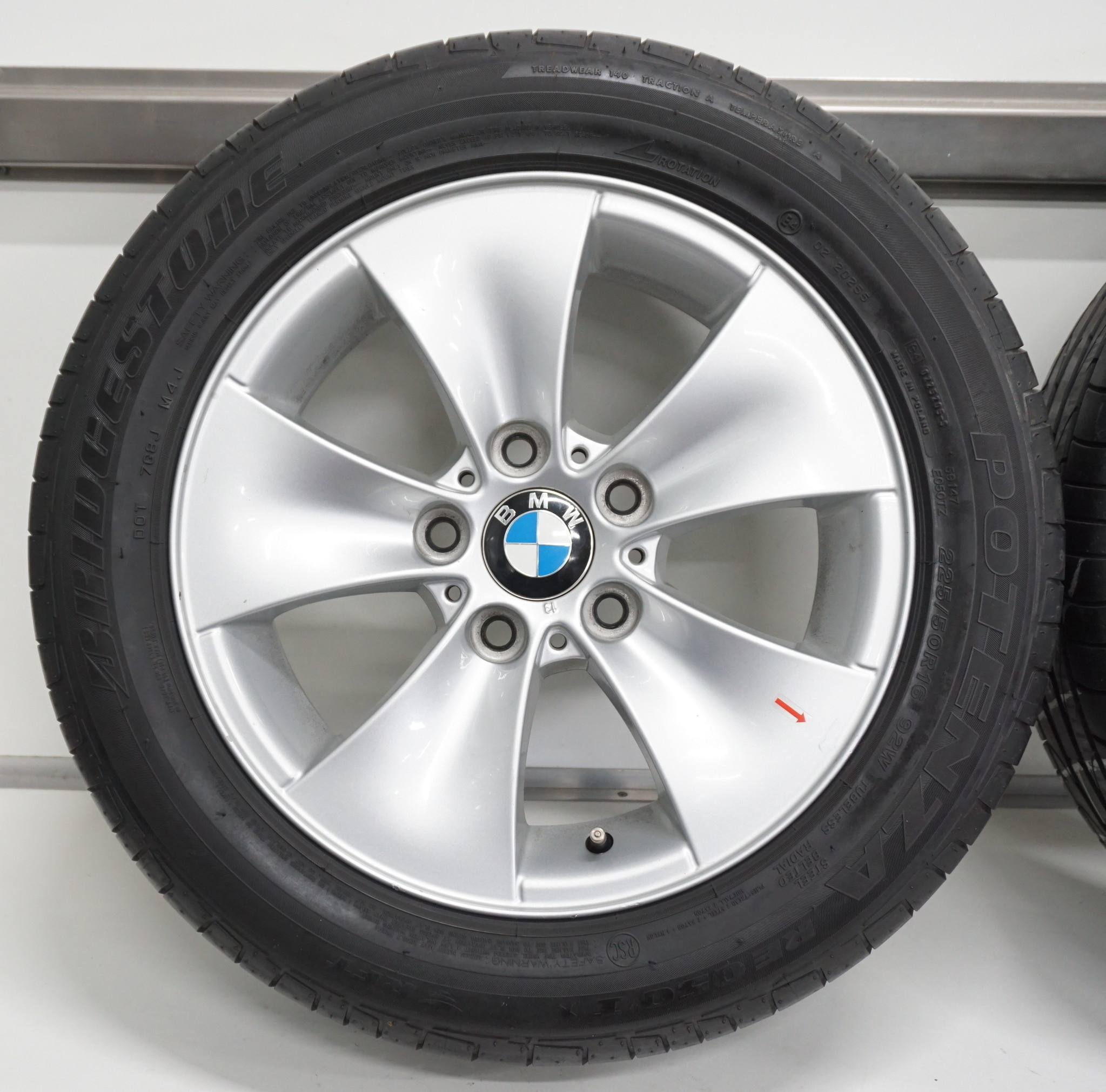 Necklet Afspraak Gewoon BMW 3 serie E90 16 inch velgen 155 + Zomerbanden Bridgestone 5MM Runfl - JD  Banden & Velgen