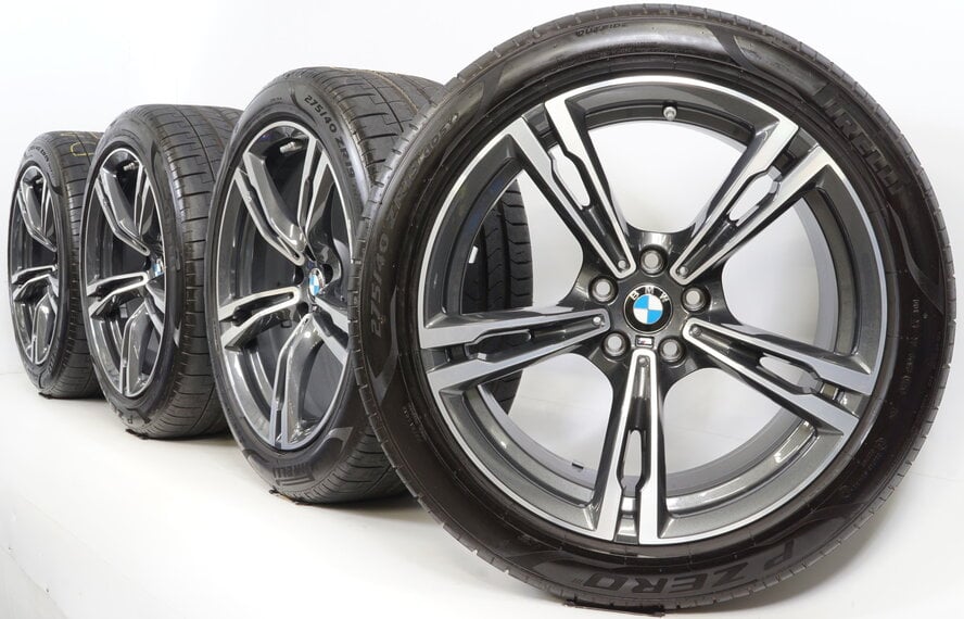 BMW BMW M5 F90 M8 F91 F92 19 inch 705 M velgen + Zomerbanden Pirelli Origineel