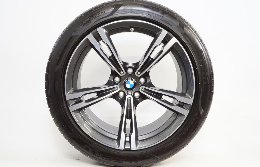 BMW BMW M5 F90 M8 F91 F92 19 inch 705 M velgen + Zomerbanden Pirelli Origineel