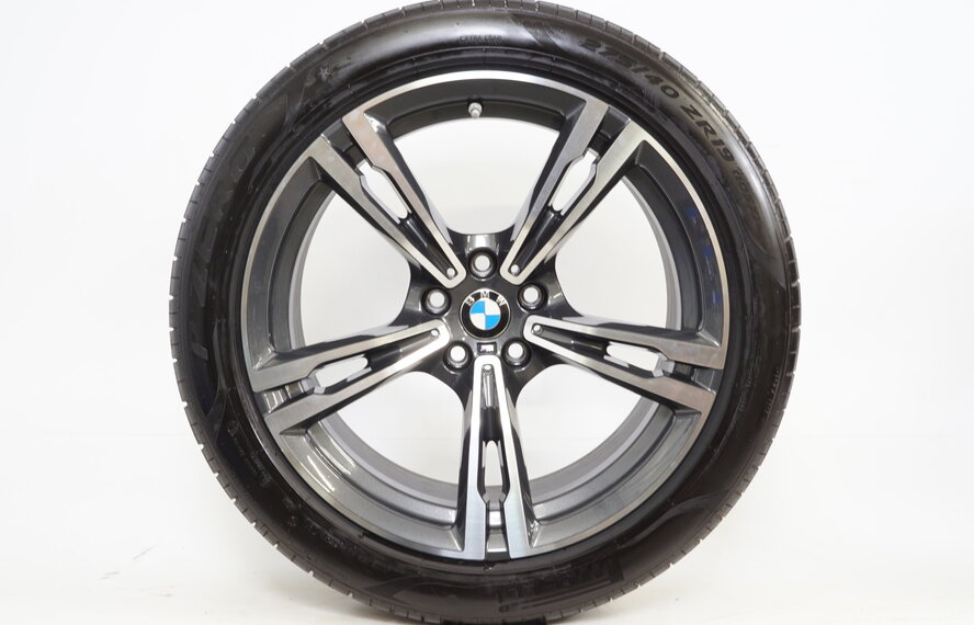 BMW BMW M5 F90 M8 F91 F92 19 inch 705 M velgen + Zomerbanden Pirelli Origineel
