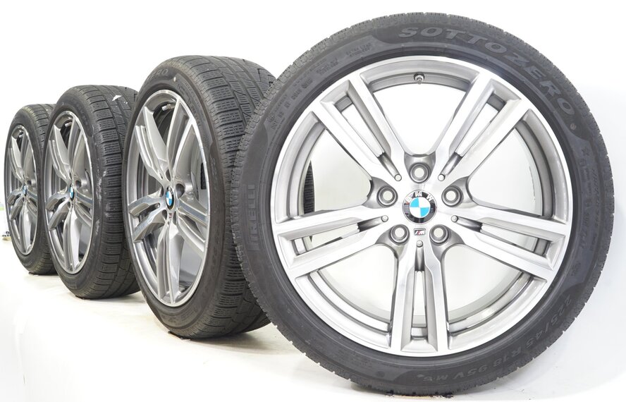 BMW BMW 2 serie F45 Active & Gran Tourer 18 inch M Velgen 486 + Winterbanden Pirelli Runflat Origineel