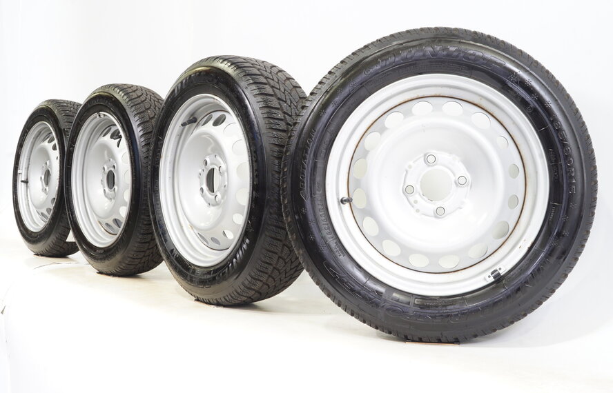 Smart Smart ForTwo ForFour W453 15 inch stalen velgen + Winterbanden Dunlop Origineel