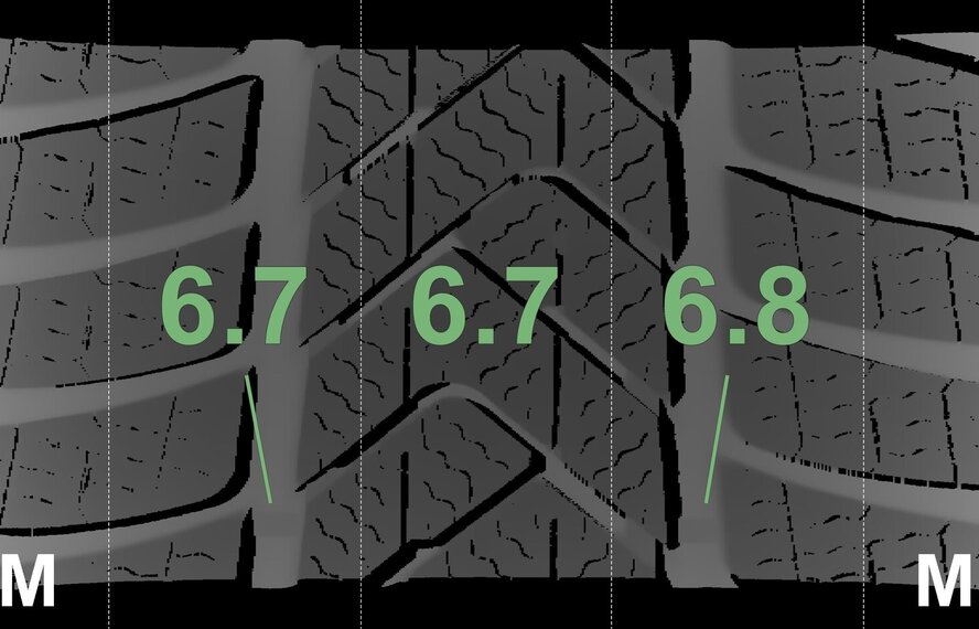 Audi Audi A6 S6 4K 17 inch velgen + Winterbanden Pirelli Origineel