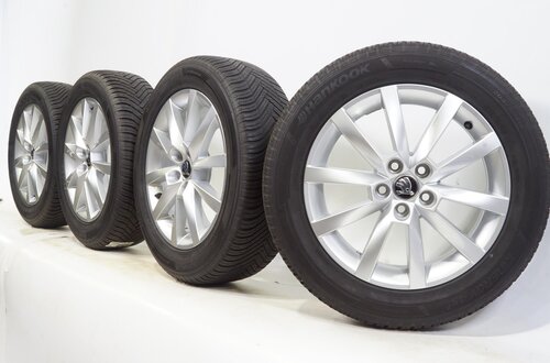 Skoda Skoda Scala 16 inch velgen + All-season banden Hankook Origineel