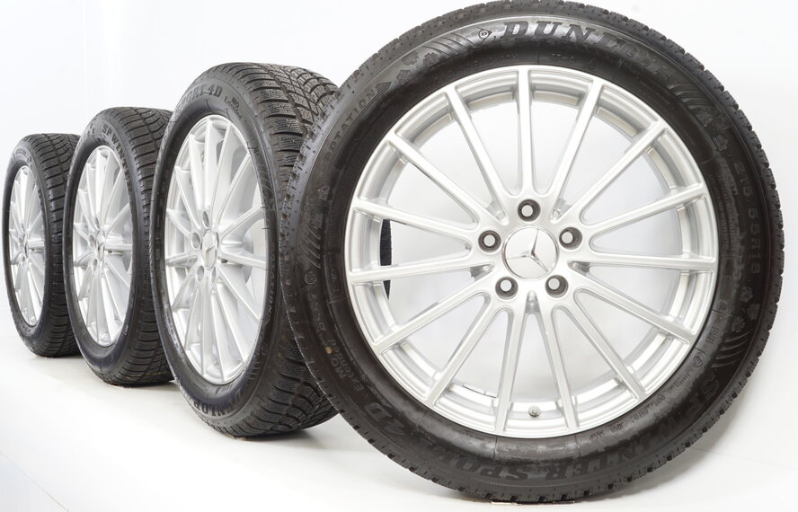 Mercedes Mercedes GLA Klasse X156 18 inch velgen + Winterbanden Dunlop Runflat Origineel