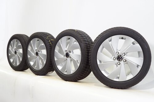 Volkswagen VW Golf 8 5H 17 inch velgen Belmont + Winterbanden Pirelli Origineel