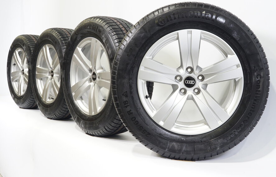 Audi Audi Q7 TDI S-line 18 inch velgen + Winterbanden Continental NIEUW Origineel