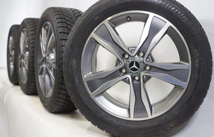 Mercedes Mercedes C Klasse W205 17 inch velgen + Winterbanden Bridgestone Origineel