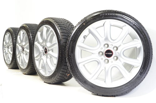 MINI Mini Cooper Race Spoke F56 17 inch JCW 498 Velgen + Winterbanden Dunlop Runflat Origineel