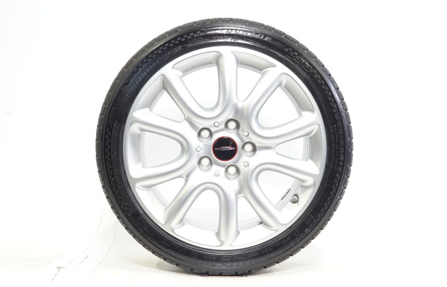 MINI Mini Cooper Race Spoke F56 17 inch JCW 498 Velgen + Winterbanden Dunlop Runflat Origineel