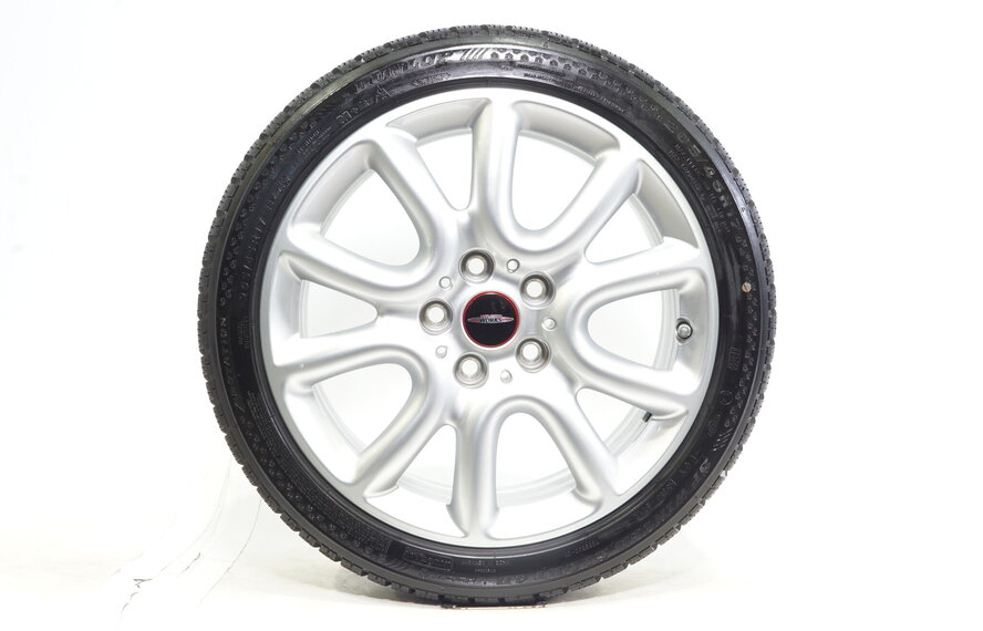 MINI Mini Cooper Race Spoke F56 17 inch JCW 498 Velgen + Winterbanden Dunlop Runflat Origineel