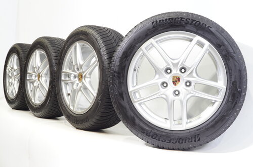 Porsche Cayenne 19 inch velgen + Winterbanden Bridgestone Runflat Origineel Porsche Cayenne 19 inch velgen + Winterbanden Bridgestone Runflat Origineel