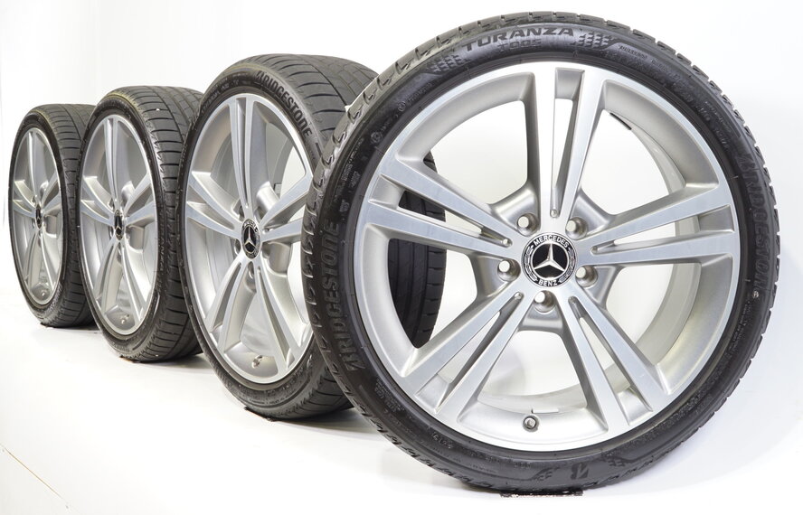 Mercedes Mercedes A B CLA Klasse W177 19 inch velgen + zomerbanden Bridgestone Origineel