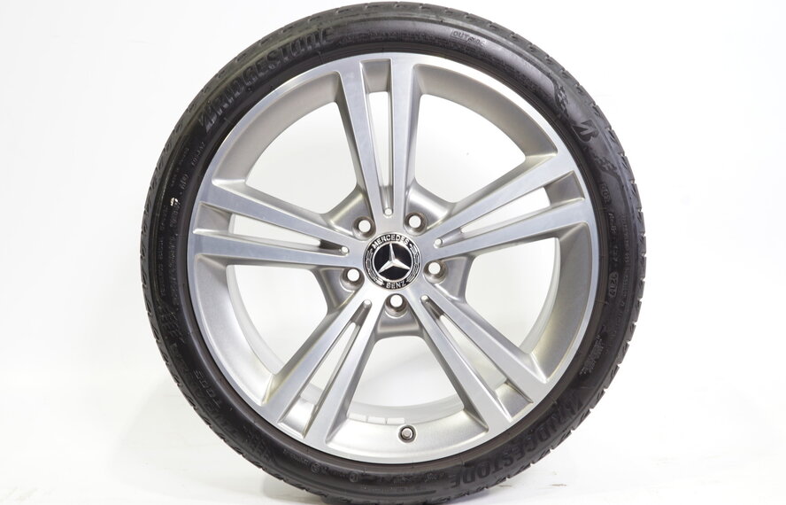 Mercedes Mercedes A B CLA Klasse W177 19 inch velgen + zomerbanden Bridgestone Origineel
