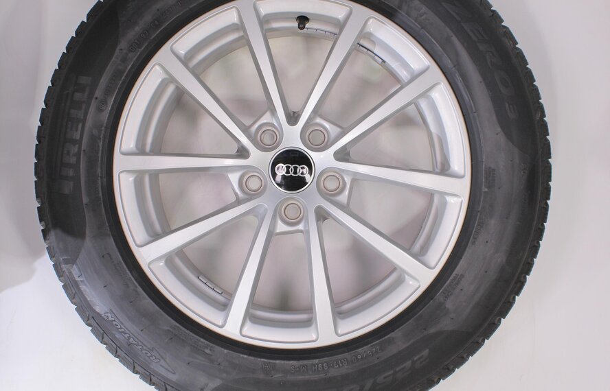 Audi Audi A6 S6 4K 17 inch velgen + Winterbanden Pirelli NIEUW Origineel