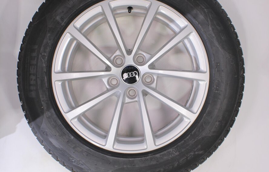 Audi Audi A6 S6 4K 17 inch velgen + Winterbanden Pirelli NIEUW Origineel