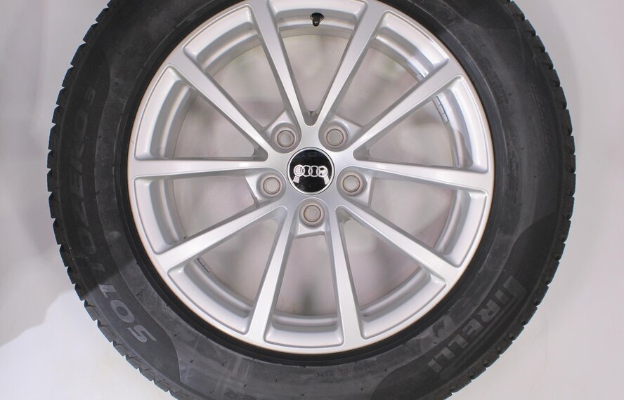 Audi Audi A6 S6 4K 17 inch velgen + Winterbanden Pirelli NIEUW Origineel