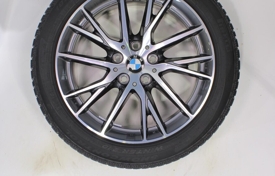 BMW BMW 1 serie F40 F41 2 serie Gran Coupe  F42 17 inch velgen 489 + Winterbanden Pirelli NIEUW Origineel