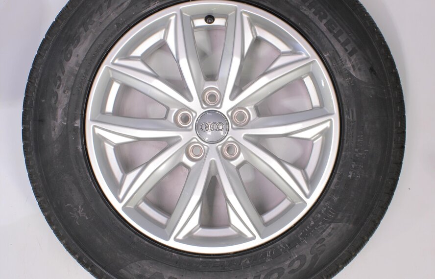 Audi Audi Q5 SQ5 17 inch velgen + Winterbanden Pirelli NIEUW Origineel