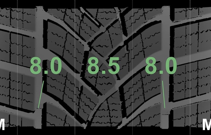 BMW BMW 3 4 serie F30 F31 F32 F36 393 17 inch Goodyear Winterbanden Origineel