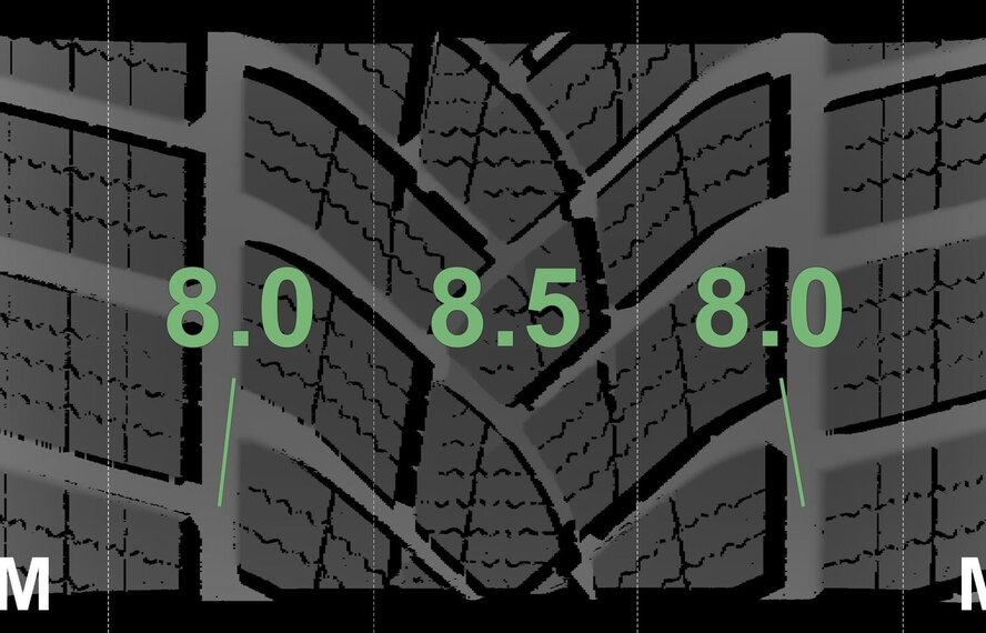 BMW BMW 3 4 serie F30 F31 F32 F36 393 17 inch Goodyear Winterbanden Origineel