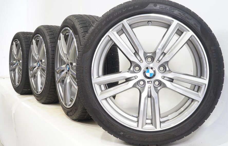 BMW BMW 2 serie F45 Active & Gran Tourer 18 inch M Velgen 486 + Winterbanden Pirelli Runflat Origineel