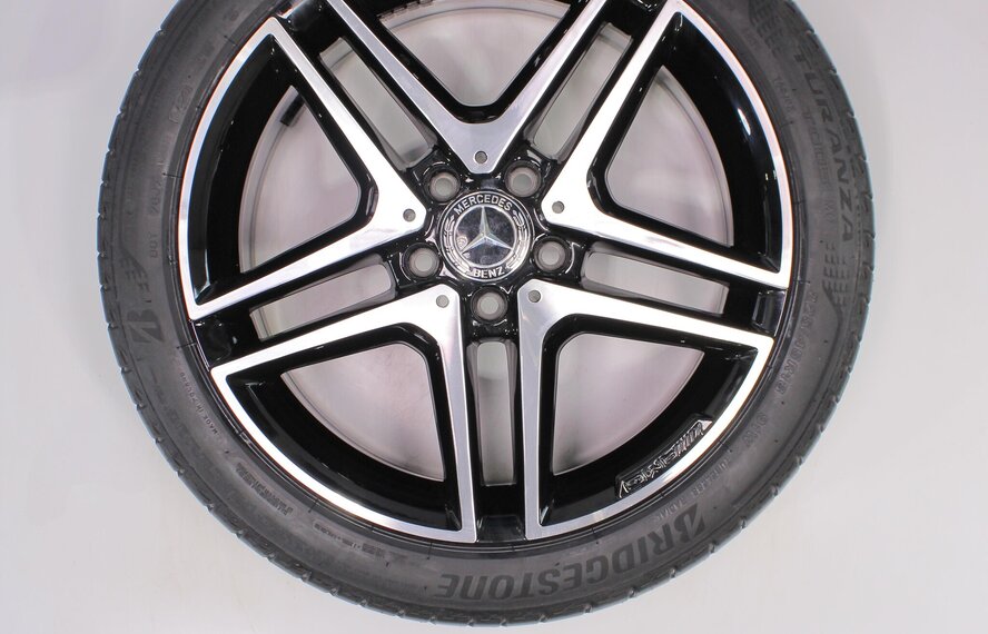Mercedes Mercedes A B CLA Klasse W177 C118 W247 18 inch velgen Bridgestone Zomerbanden Nieuw Origineel