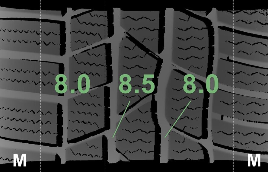 Mercedes Mercedes A B CLA Klasse W176 W117 W246  17 inch Continental Winterbanden Origineel