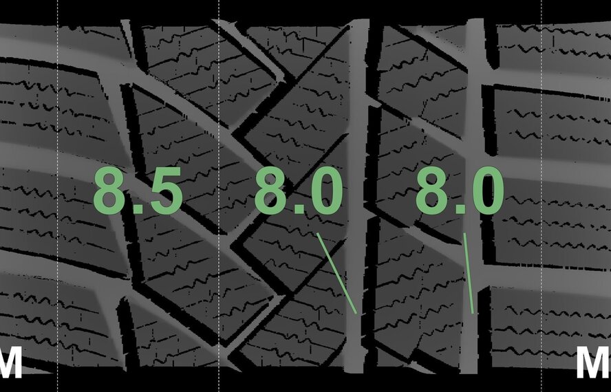 Mercedes Mercedes C-Klasse W205 S205 C205  17 inch Continental Winterbanden Origineel