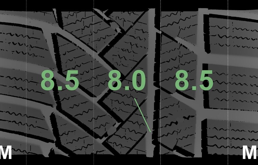 Mercedes Mercedes C-Klasse W205 S205 C205  17 inch Continental Winterbanden Origineel